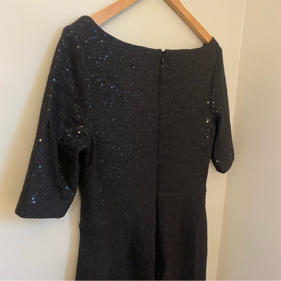 Banana Republic Wool Dress With All Over Sequins Size 10 - Picture 5 of 10